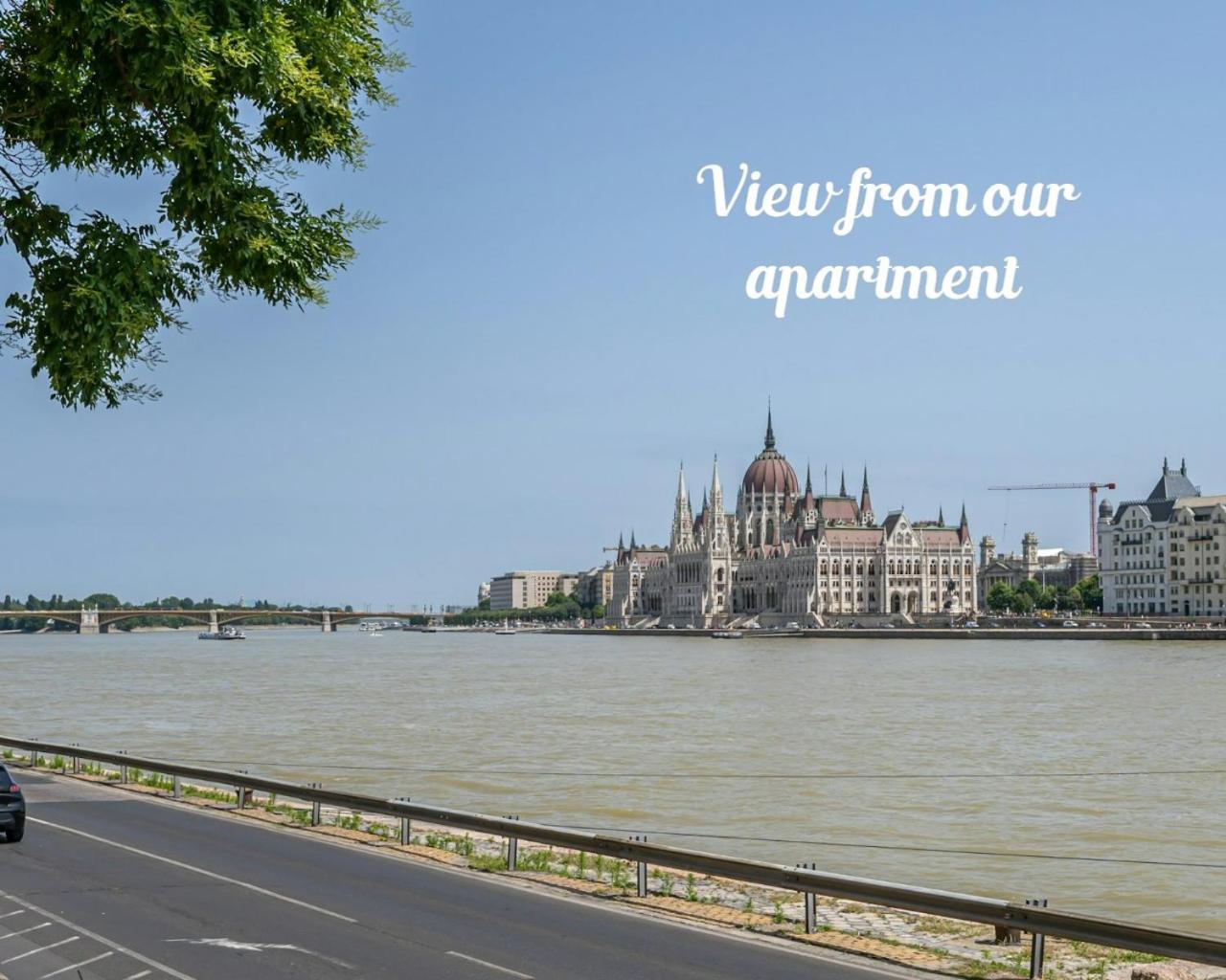 Danube Waterfront View At Chain Bridge Apartment Budapest Exterior photo